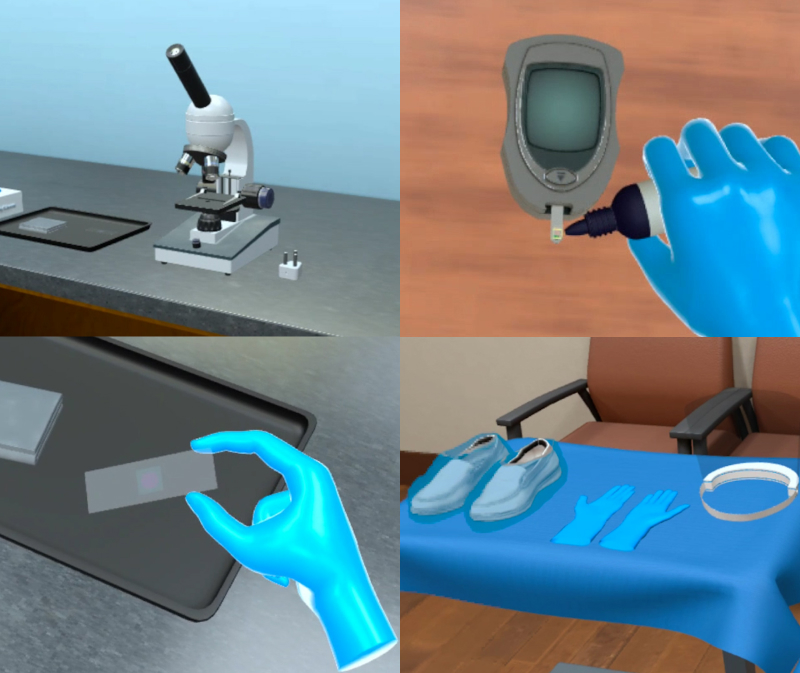 Medical assistant performing clinical laboratory procedures for accurate specimen collection and testing