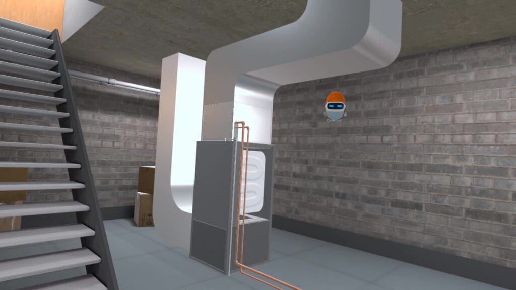 Hands-on HVAC maintenance and repair via VR simulations for future HVAC professionals