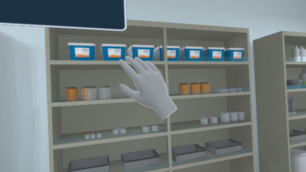 Virtual Pharmacy experience for students learning prescription handling and accuracy