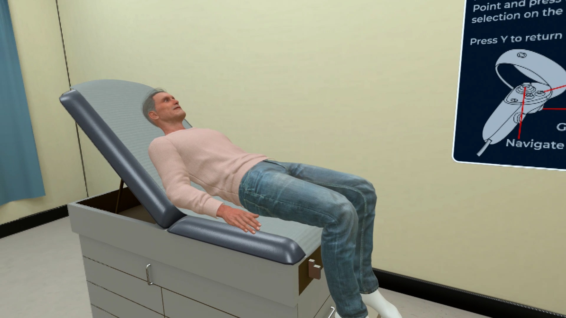 Proper body mechanics in patient care while assisting a patient from seated to standing