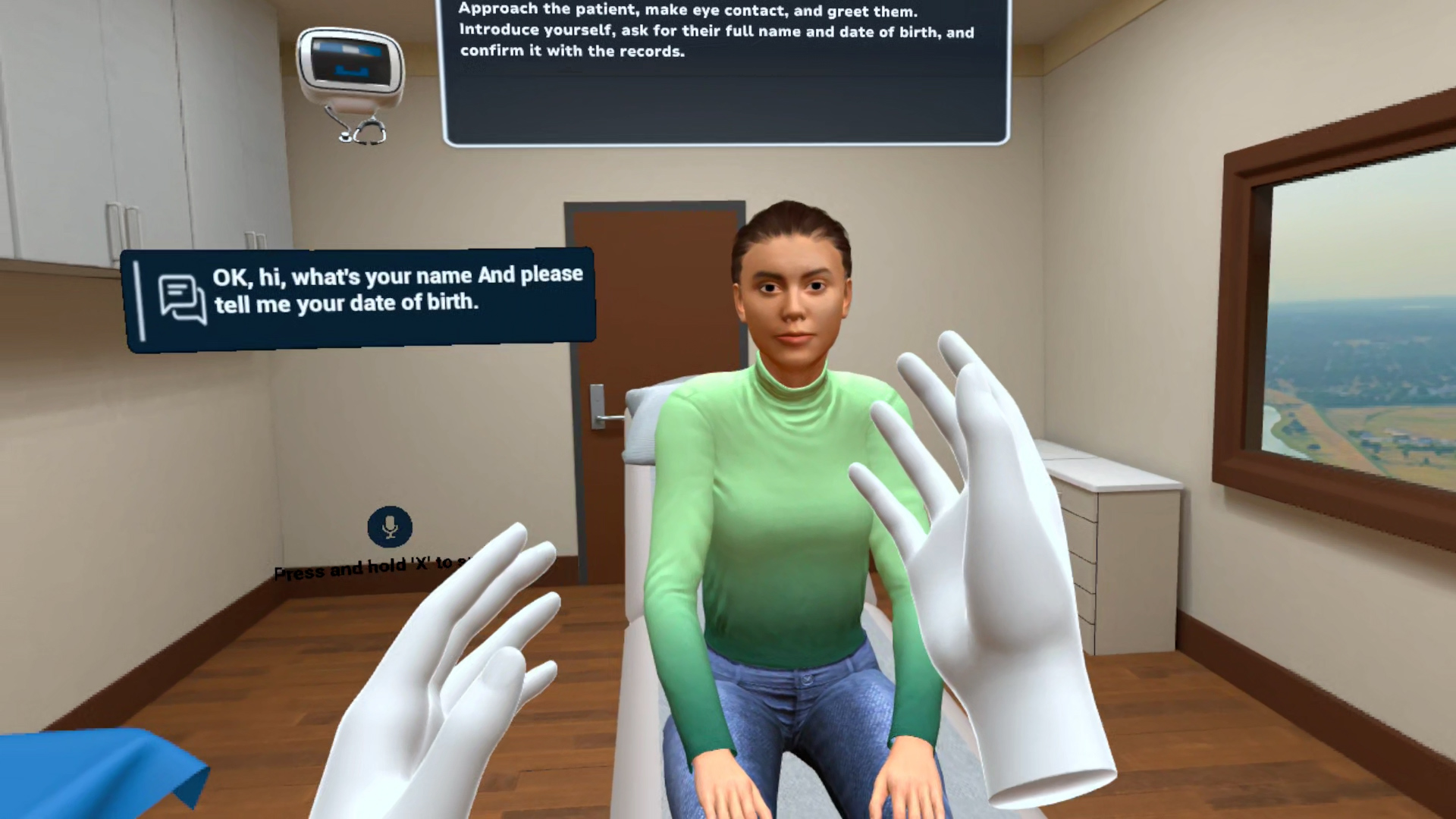 Virtual reality training for throat culture specimen collection in clinical medical assistant program.