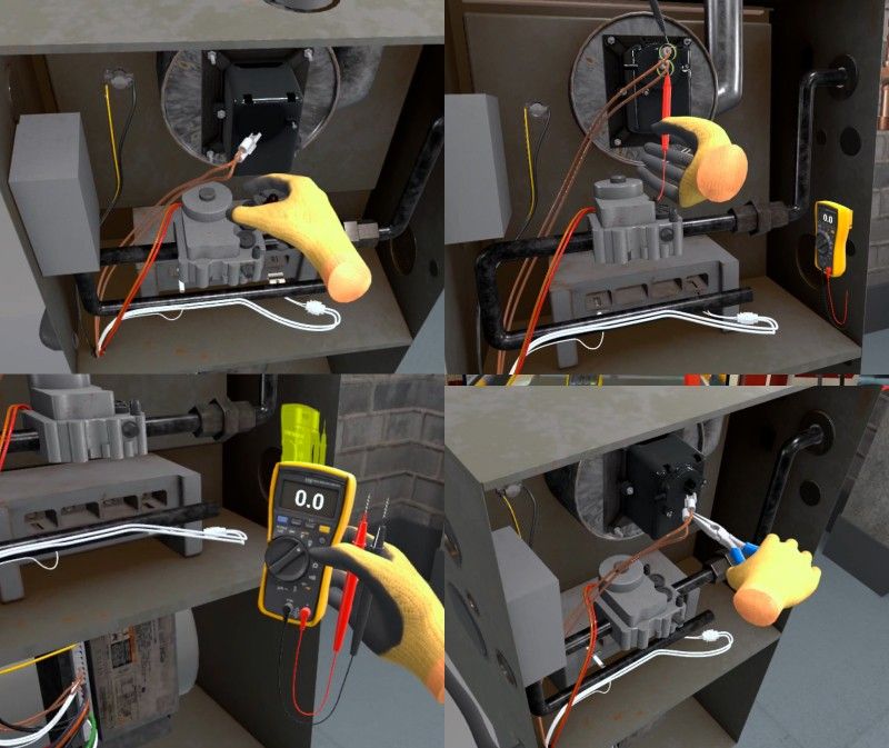 HVAC technicians diagnosing and replacing pressure switches for safe system performance