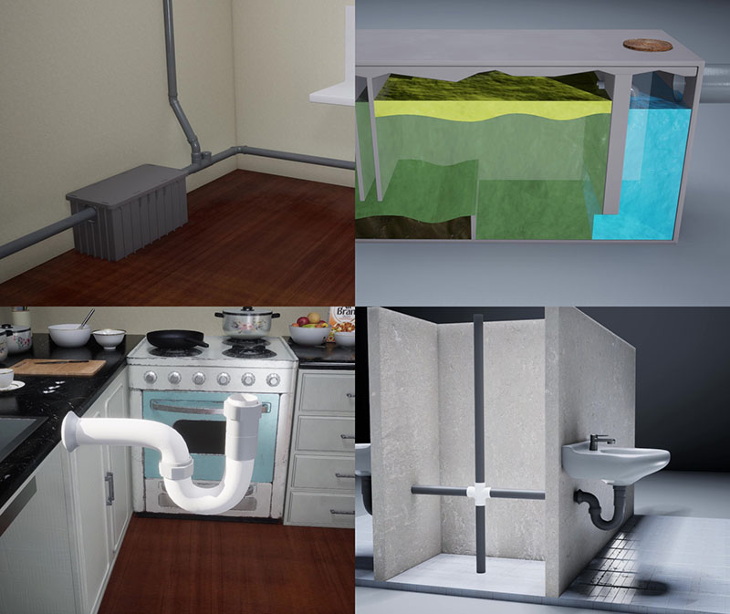 Proper drain, waste, vent pipe installation techniques in plumbing training course
