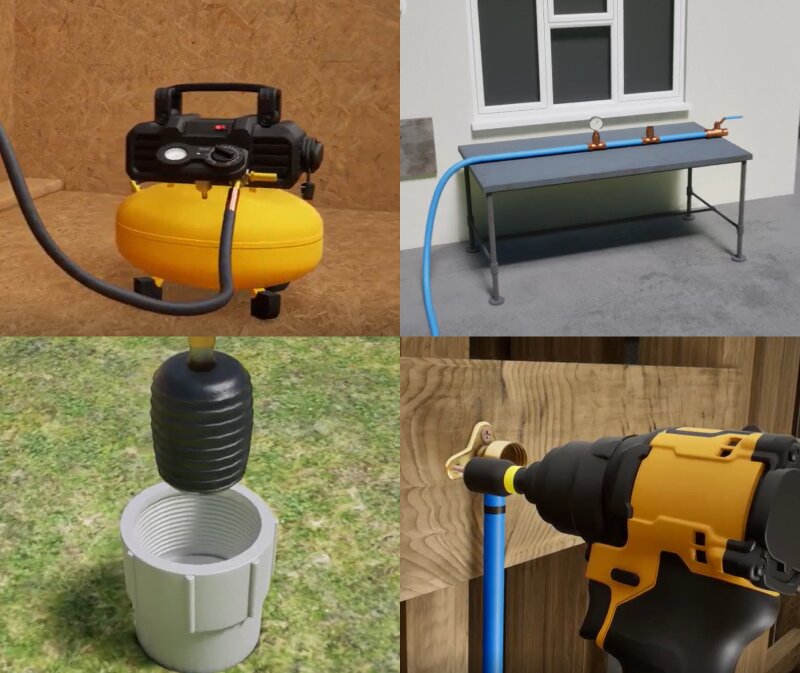 Interactive Plumbing Technician Training for water piping installation and testing