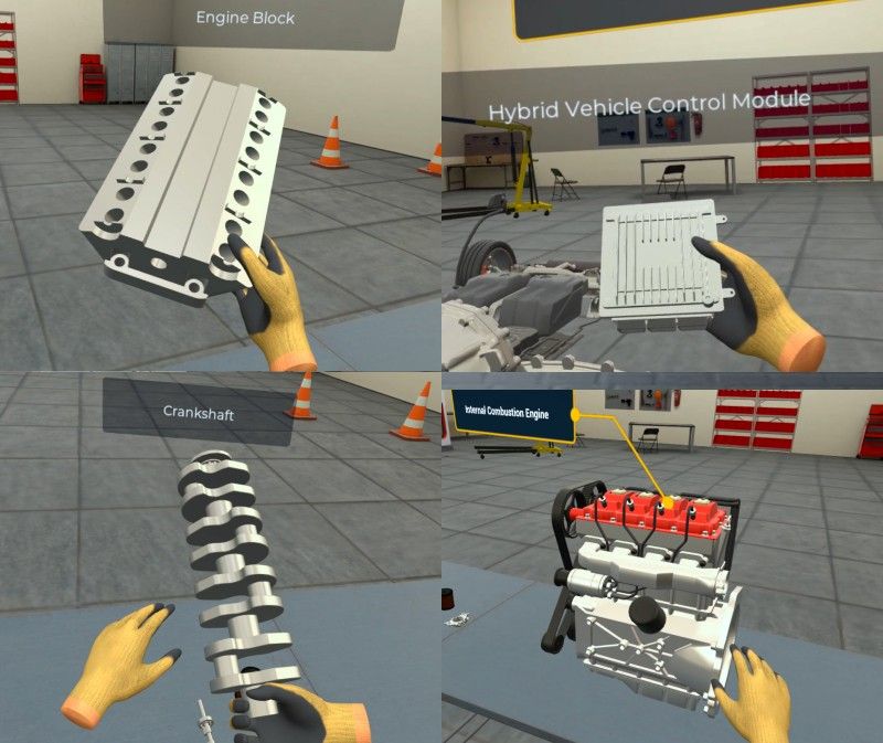 Internal combustion engine integration and hybrid powertrain systems training