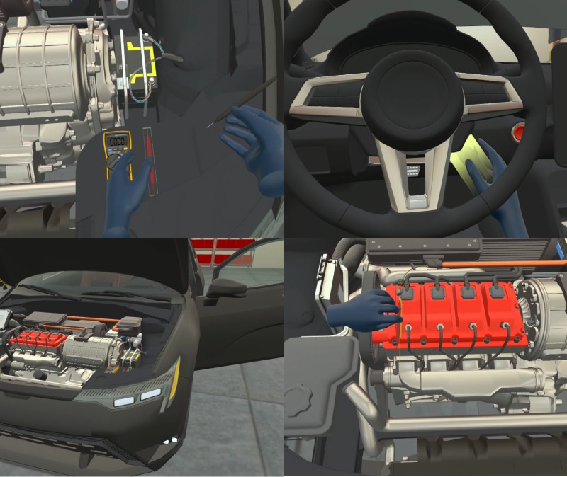 technician diagnosing bad camshaft position sensor in hybrid vehicle using diagnostic scan tool