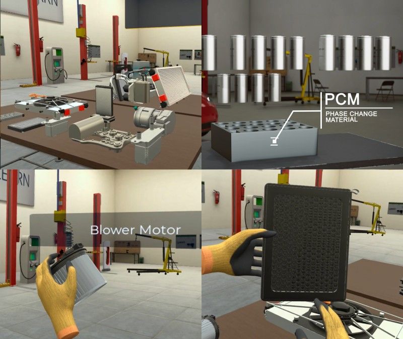 EV thermal management cooling systems for batteries and power electronics efficiency