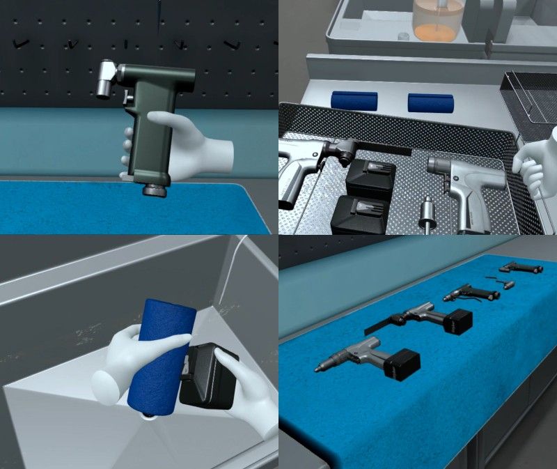 Powered Surgical Instruments Training for safe handling and CST skills