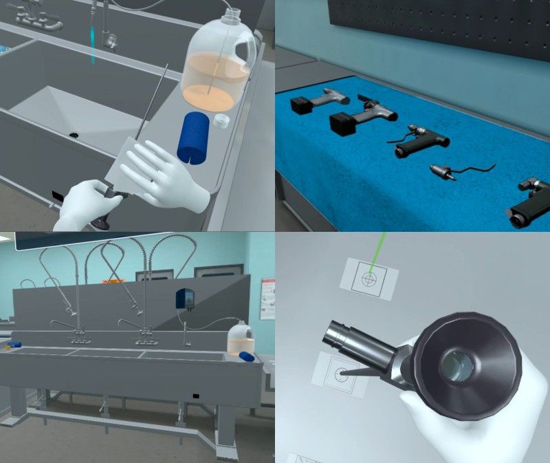 Powered and complex instrument handling training for sterile processing technicians