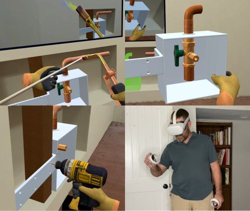 Ice maker installation with proper valve setup and leak prevention techniques