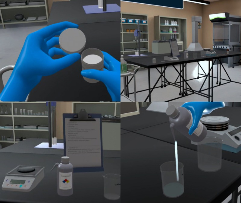 Pharmacy patient-specific solution compounding simulation training workflow process