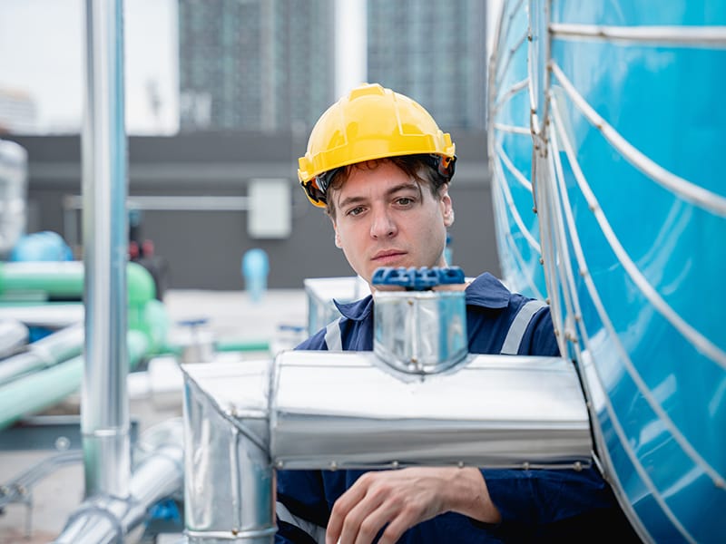 Installing and aligning burner nozzle in HVAC oil heating system