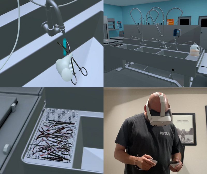 Image showing sterile processing workflow using washer disinfector equipment