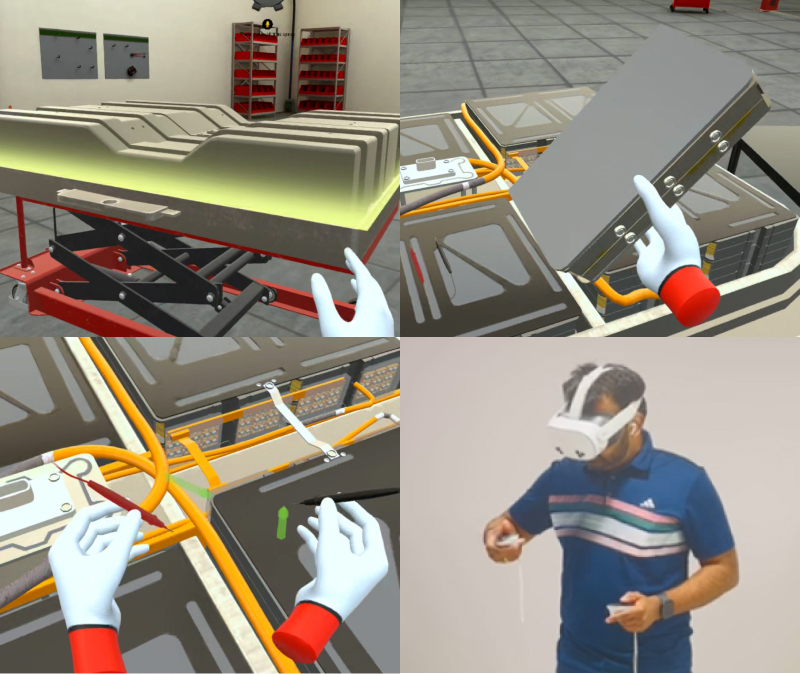 Technician learning PHEV system design and component fundamentals